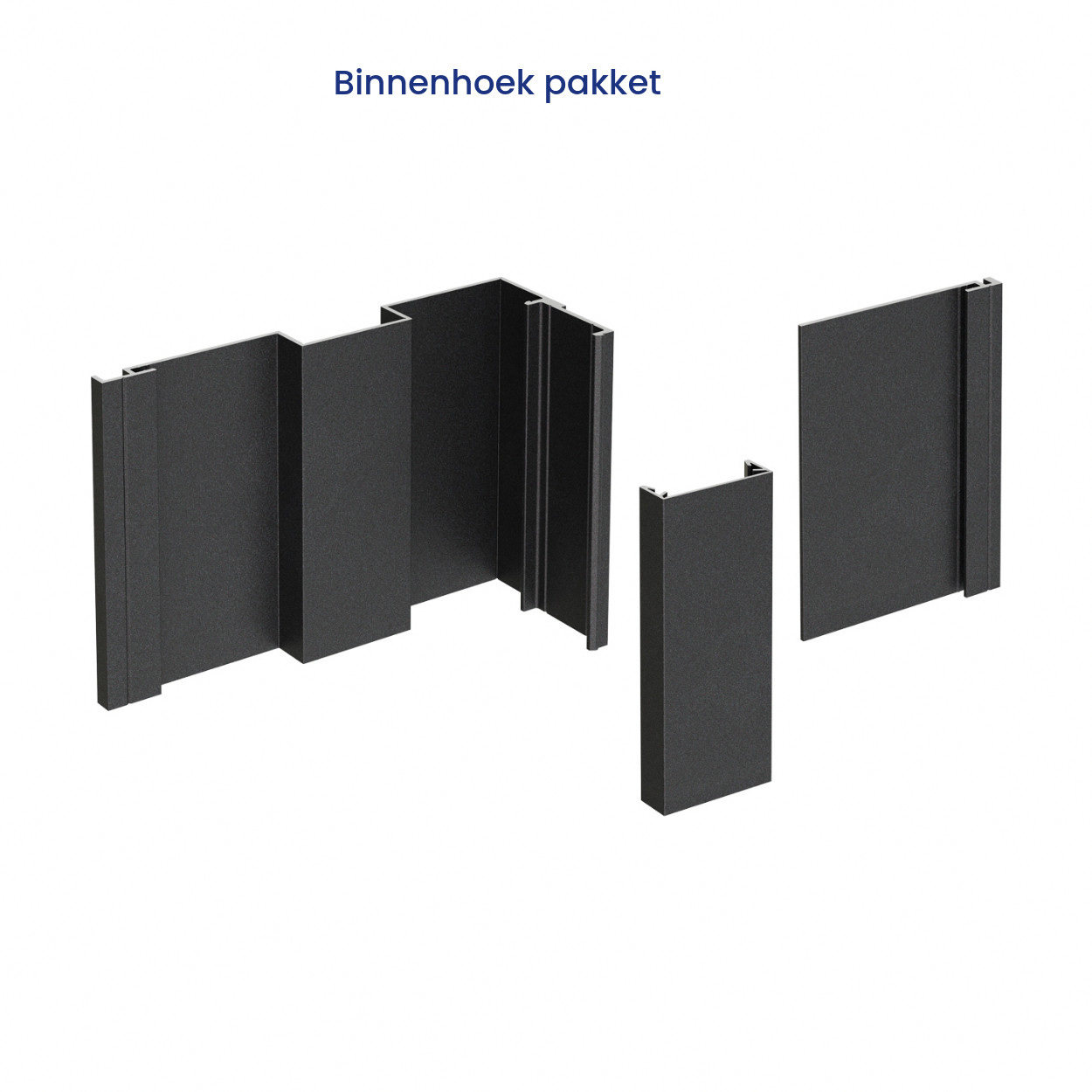 Cladix Aluminium Gevelbekleding Gitzwart RAL9005